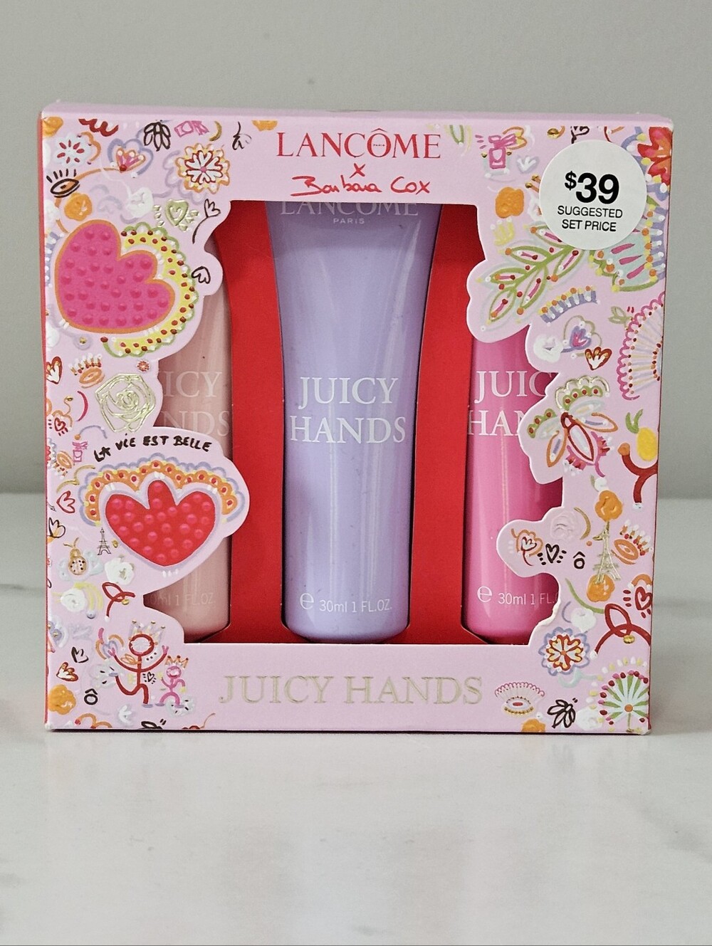 Lancome 3-Piece Juicy Hands Limited-Edition Trio Hand Cream Set